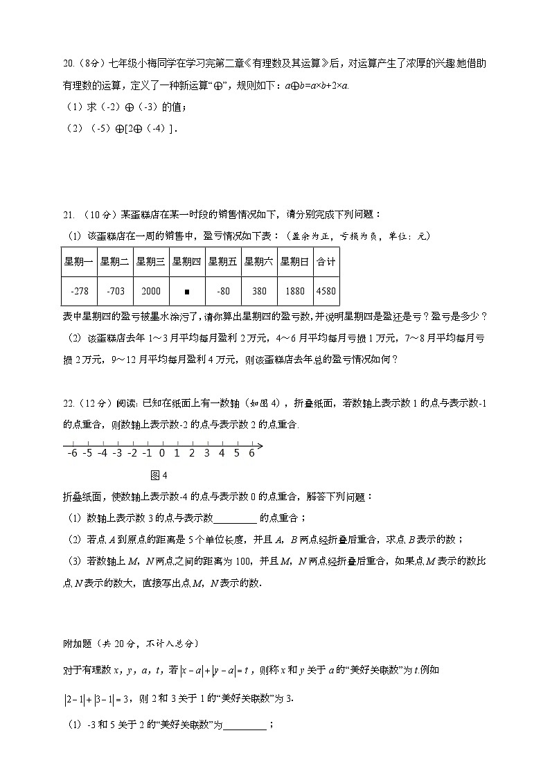 第二章 有理数及其运算 达标测试卷（含答案）北师大版（2024）数学七年级上册第3页