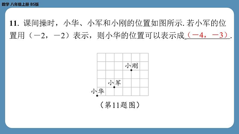 最新2023--2024学年北师版八年级数学上册第十一周自主评价练习（课件）第8页