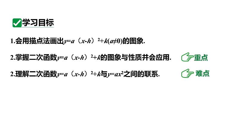 最新人教版新课标九上数学22.1.3课时3y=a（x-h）2+k的图象和性质课件第3页