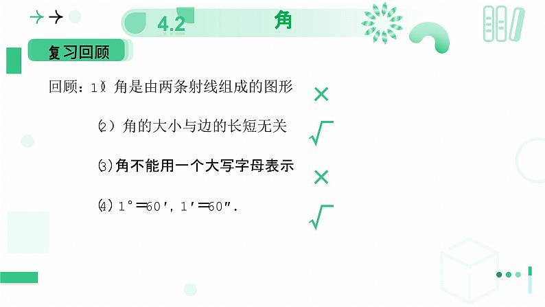 4.2 角（第二课时 角的比较）课件-2024-2025学年北师大版数学七年级上册第3页