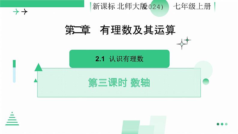 2.1.3数轴课件    2024-2025学年北师大版数学七年级上册第1页