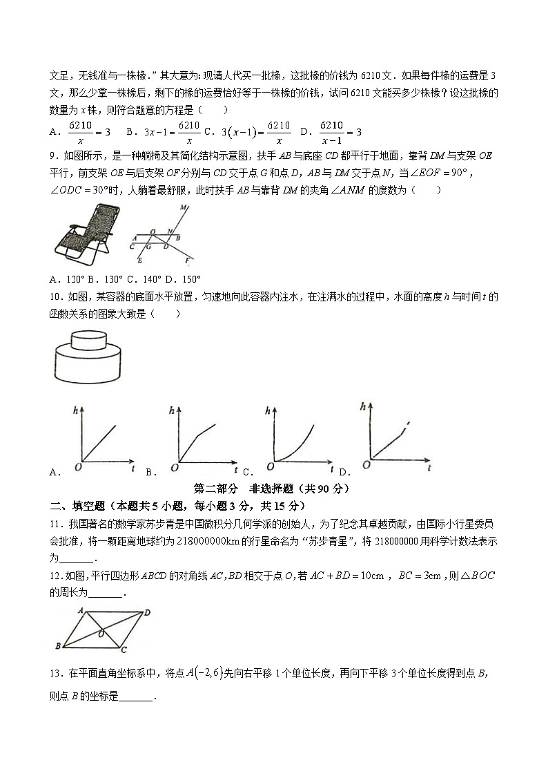 辽宁省葫芦岛市建昌县2024届九年级下学期中考二模数学试卷(含答案)02
