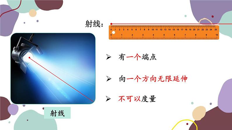 4.1.1 线段、射线、直线 北师版数学七年级上册课件04