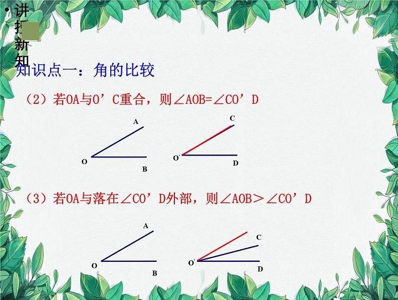 4.3 角的比较 北师版数学七年级上册课件第8页