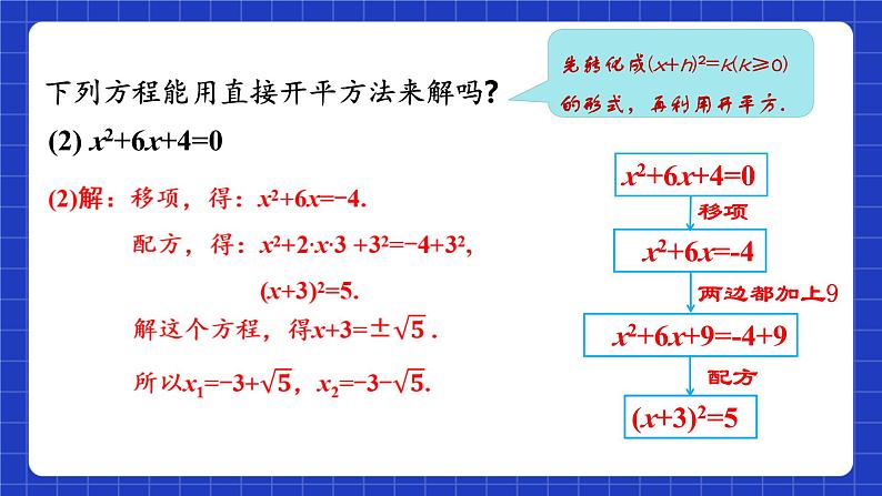 苏科版数学九上1.2 《一元二次方程的解法》(第2课时 配方法)（课件）06