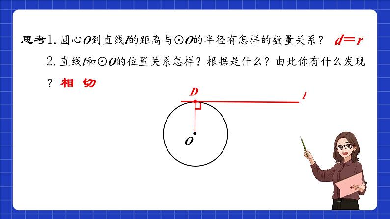 苏科版数学九上2.5 《直线与圆的位置关系》(第2课时)（课件）第6页