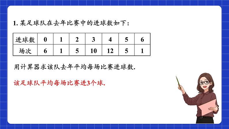 苏科版数学九上3.3《用计算器求平均数》（课件）08