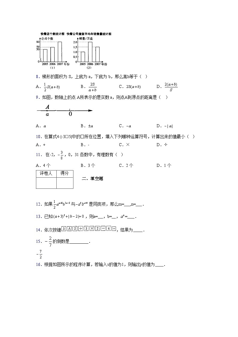 浙教版2021-2022学年度七年级数学上册模拟测试卷  (838)【含简略答案】第2页