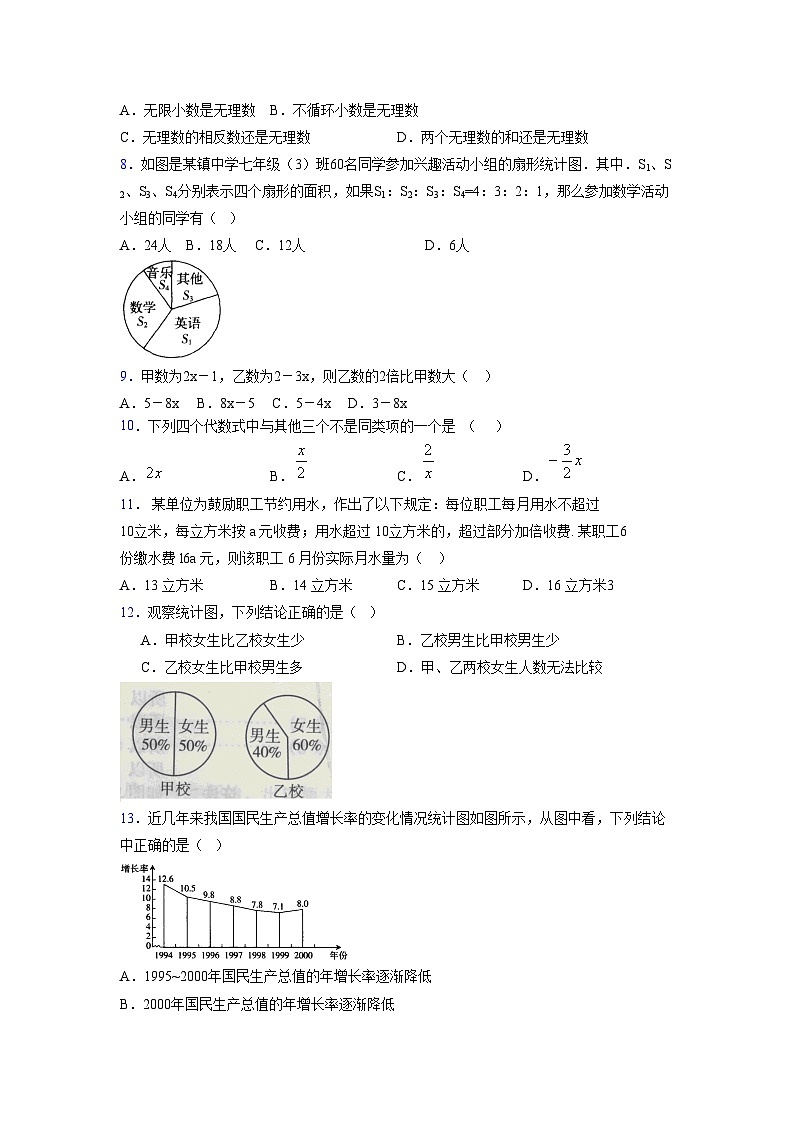 浙教版2021-2022学年度七年级数学上册模拟测试卷  (663)【含简略答案】第2页