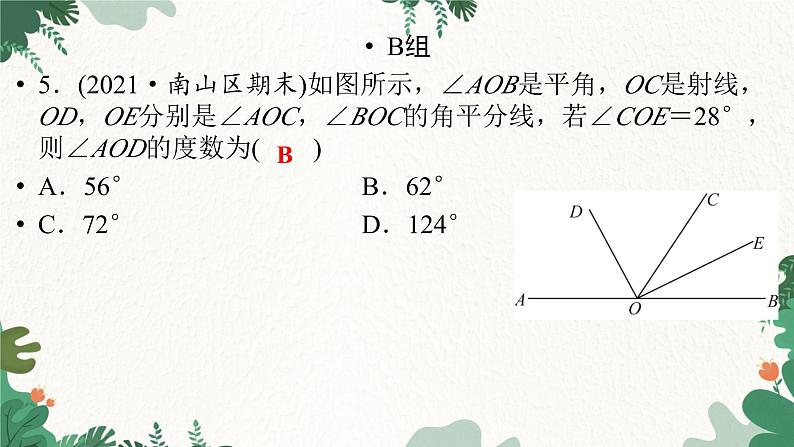 北师大版数学七年级上册 第4章 第41课时 《基本平面图形》回顾与思考习题课件第5页