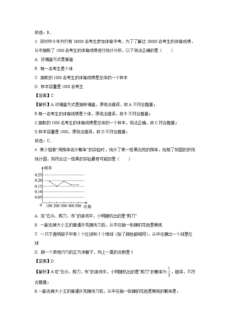 江苏省徐州市邳州市2023-2024学年八年级下学期期中数学试卷(解析版)02