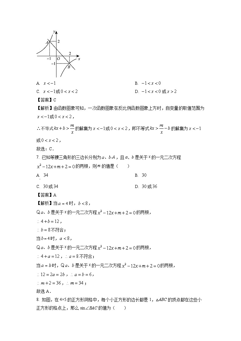 江苏省南通市2024年中考模拟适应性模拟数学试卷第3页