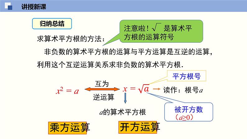 2.2.1 平方根课件八年级数学上册同步课堂（北师版）第7页