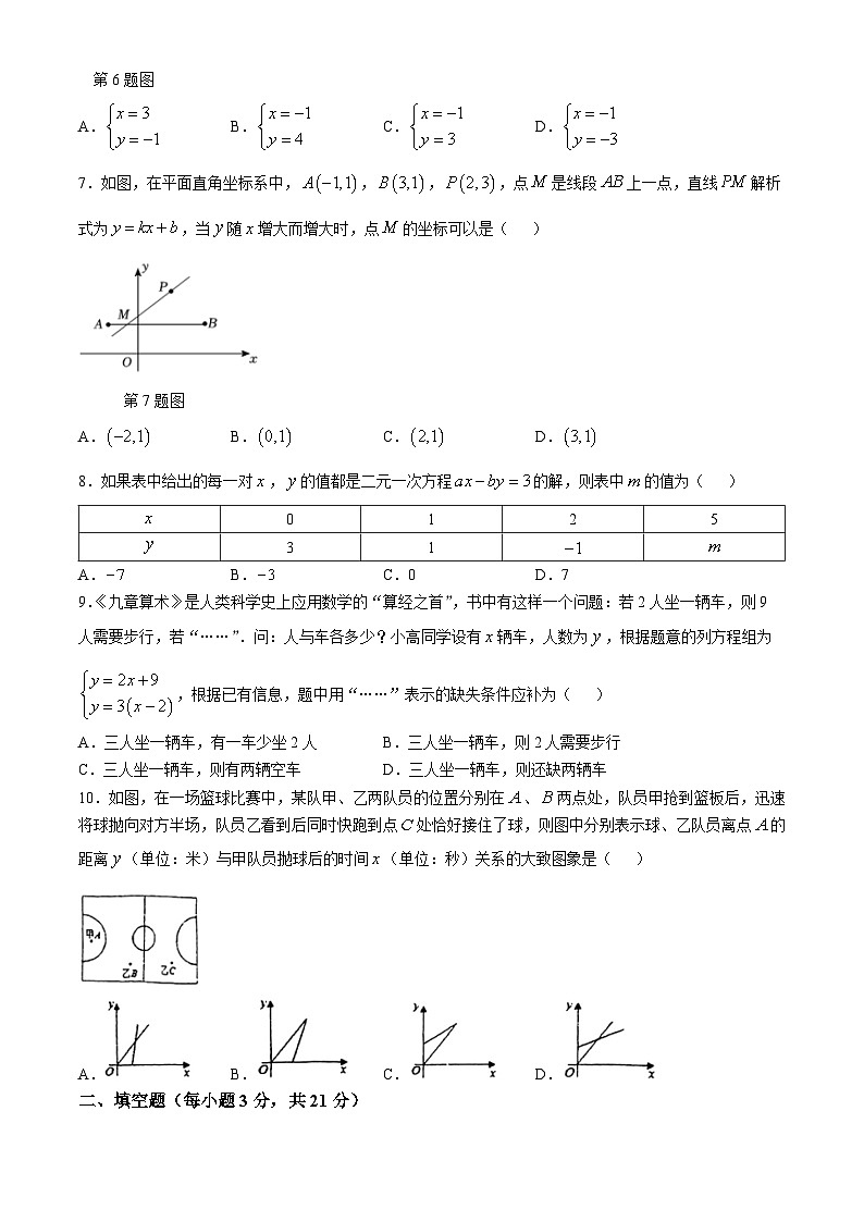 陕西省西安市西安高新一中2024-2025学年八年级上学期期中考试数学试题第2页