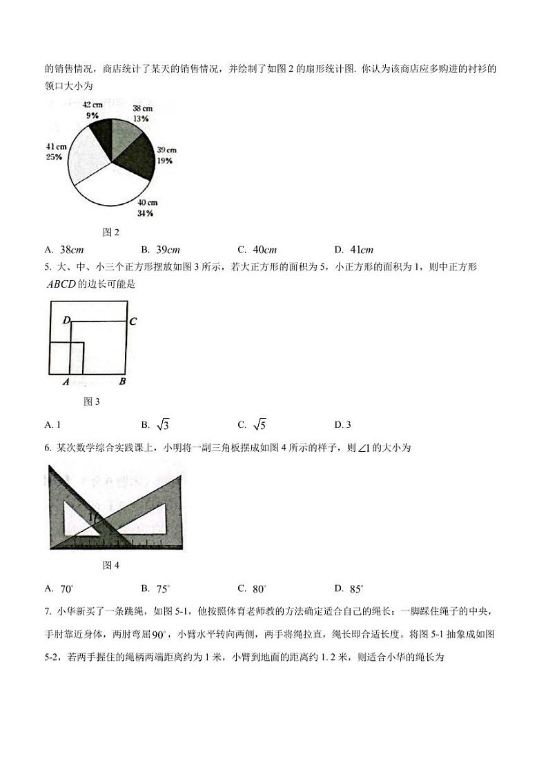 广东省深圳市龙华区2023-2024学年八年级上学期期末数学试题02