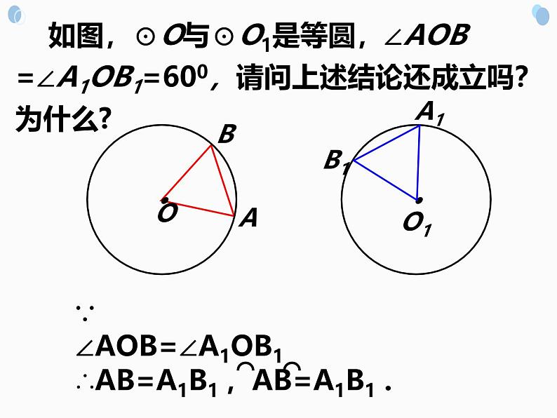 24.1.3 弧、弦、圆心角课件 人教版数学九年级上学期05