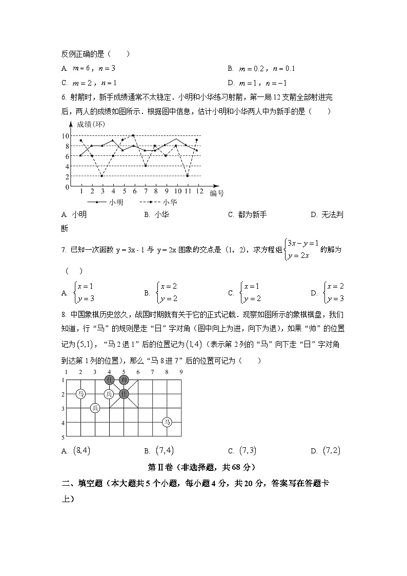 四川省成都市武侯区2022-2023学年八年级上学期期末考试数学试题真题（原卷版）第2页