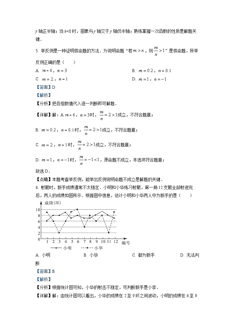 四川省成都市武侯区2022-2023学年八年级上学期期末考试数学试题真题（解析版）第3页