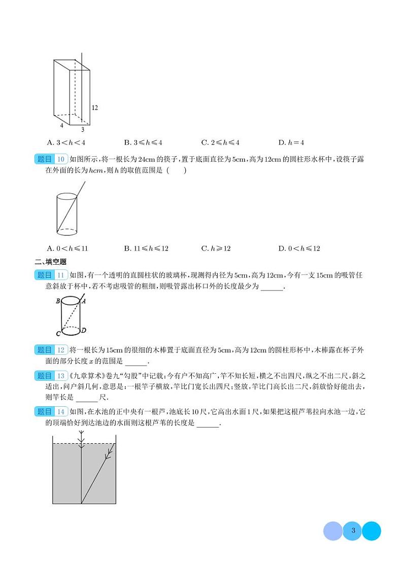 出水芙蓉型-初中数学模型（学生版）第3页