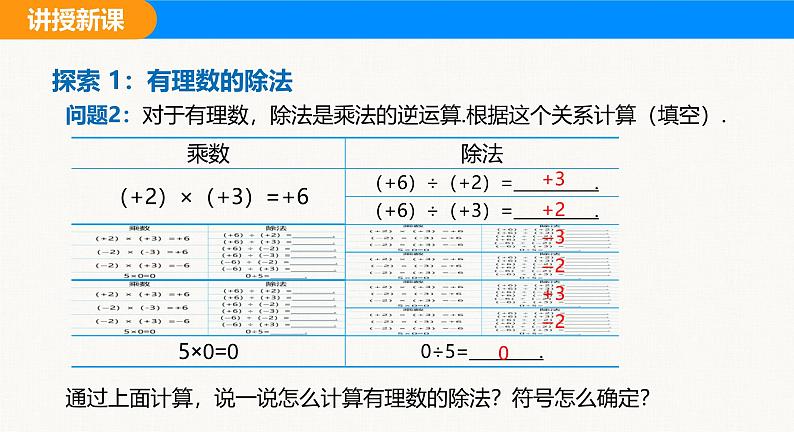 沪科版（2024）七年级数学上册课件 1.5 第3课时 有理数的除法05