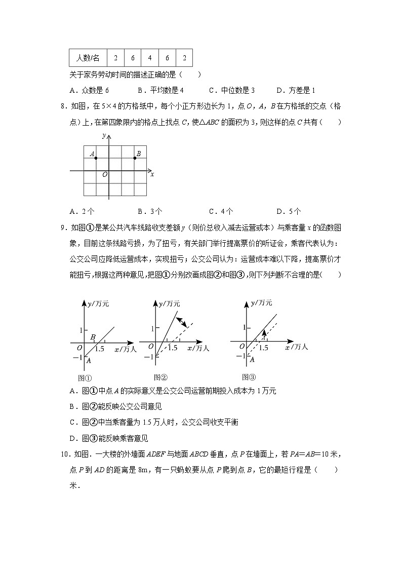 2023-2024学年河南省焦作市八年级（上）联考数学试卷（12月份）02