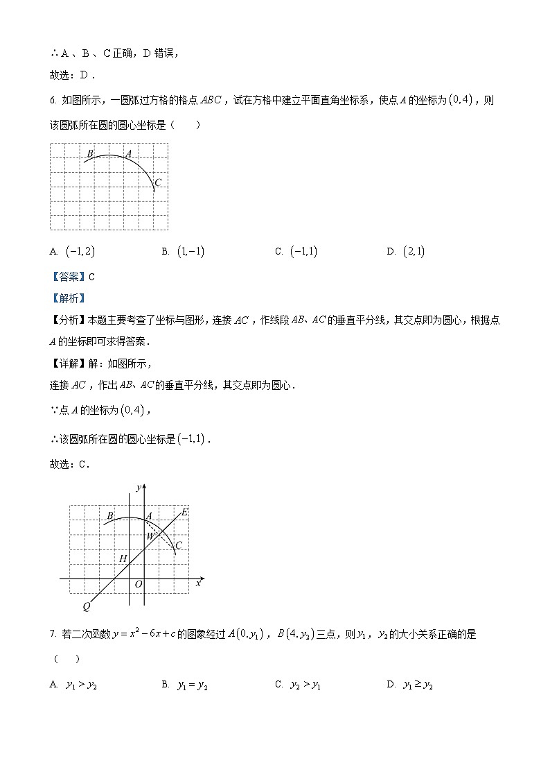 九年级上学期第一次月考数学试题 (26)第3页