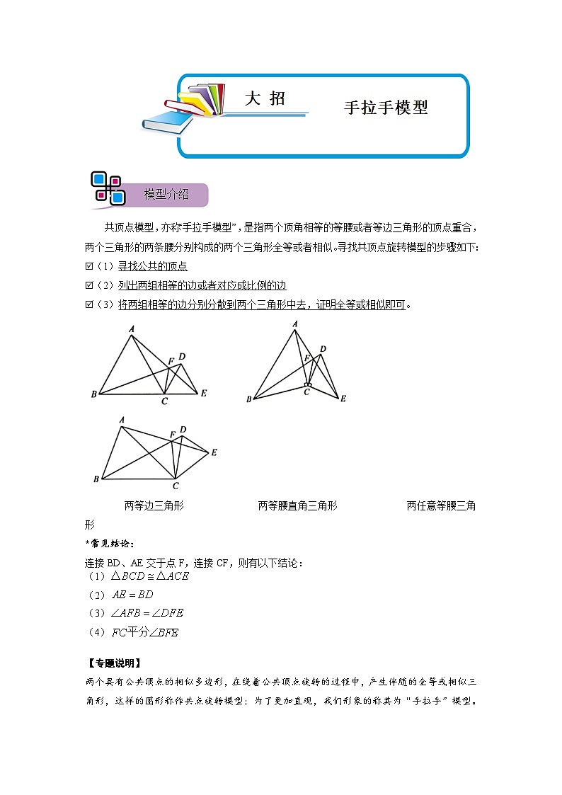模型11 手拉手模型（原卷版）第1页