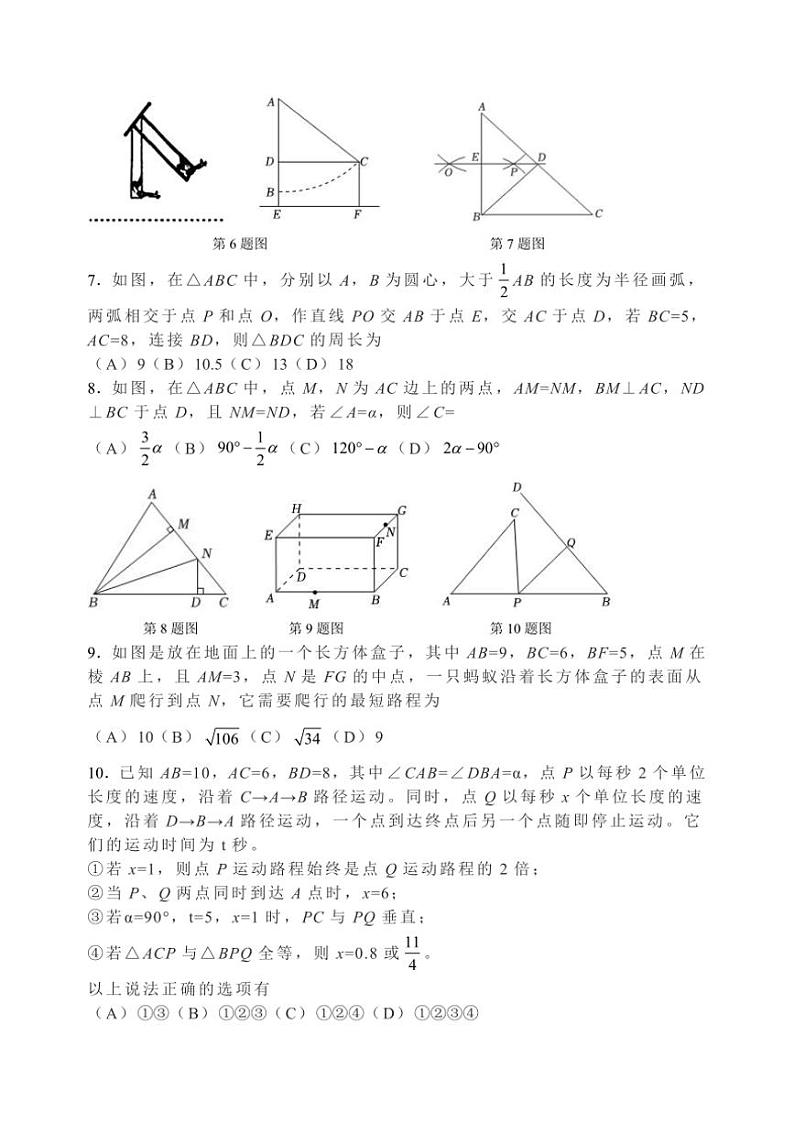 山东省淄博市高青县2024～2025学年七年级上学期期中考试数学试题（含答案）第2页