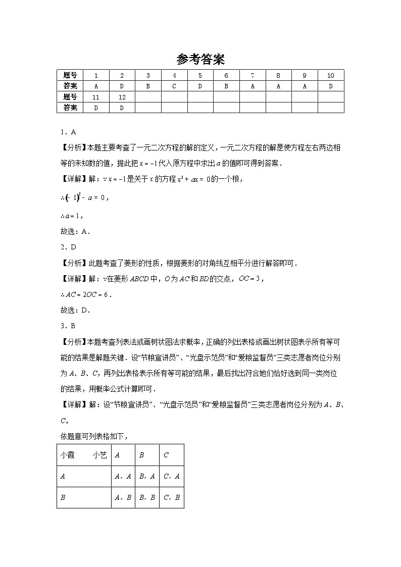 参考答案第1页