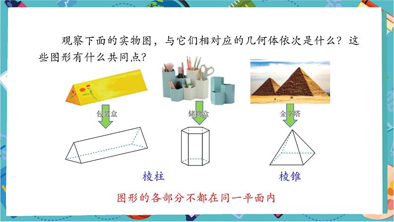 6.1.1 立体图形与平面图形（第一课时）-课件第4页