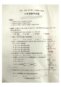 安徽省蚌埠市蚌山区2024-2025学年八年级上学期11月期中数学试题