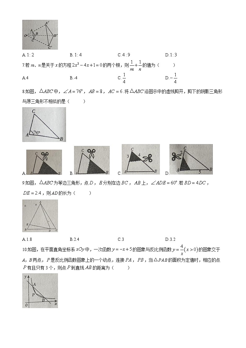 湖南省娄底市娄星区2024—2025学年上学期八年级数学期中试题02