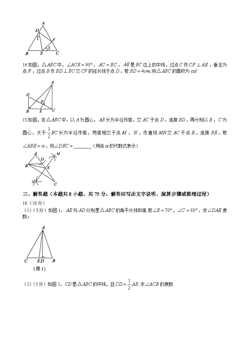 辽宁省大连市高新园区2024-2025学年八年级上学期期中数学试题第3页