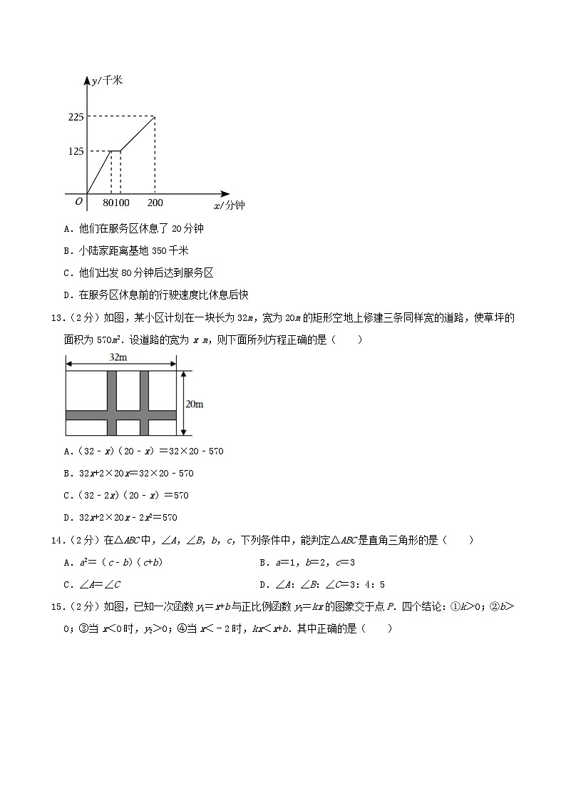 2023-2024学年云南省昆明市嵩明县八年级下学期期末数学试题及答案第3页
