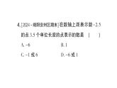 初中数学新人教版七年级上册1.2.2 题型强化专题 数轴的应用作业课件（2024秋）