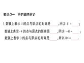 初中数学新人教版七年级上册1.2.4 绝对值作业课件（2024秋）