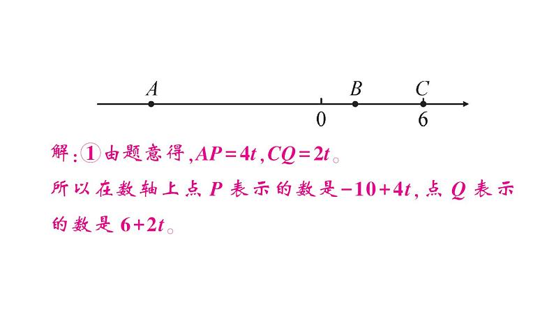 初中数学新北师大版七年级上册期末专练八 数轴上的动点问题检测课件2024秋04