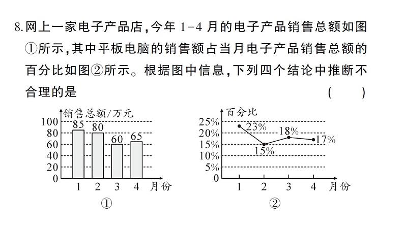 初中数学新北师大版七年级上册期末综合检测备用课件（一）2024秋08