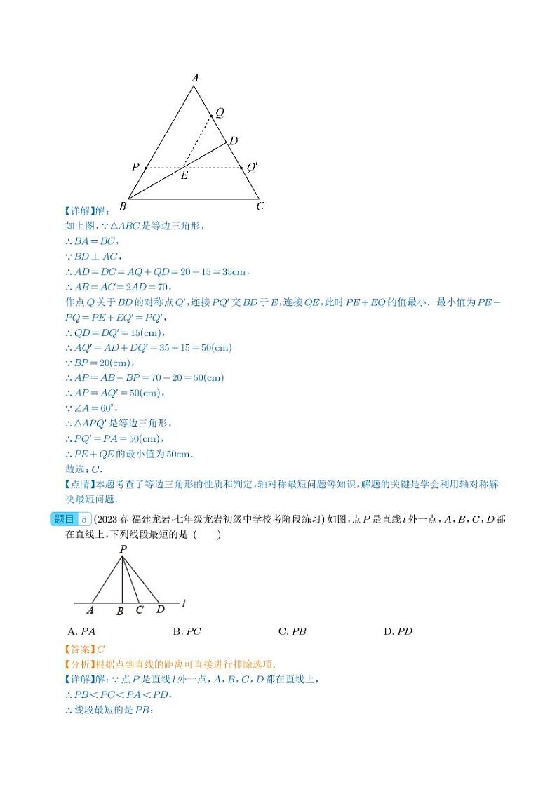 微专题  将军饮马模型通关专练(解析版）第3页