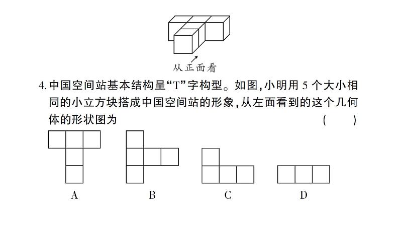 初中数学新北师大版七年级上册第一章 丰富的图形世界综合训练课件2024秋05