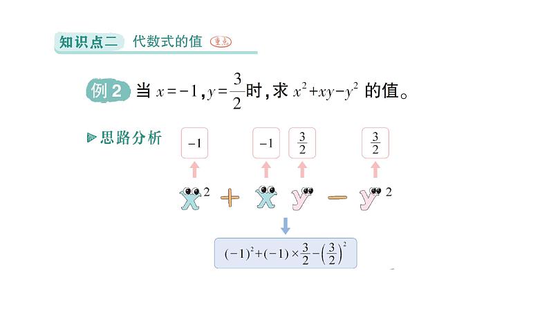 初中数学新北师大版七年级上册3.1第2课时 代数式求值作业课件2024秋季学期第8页