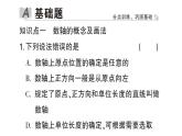 初中数学新华东师大版七年级上册1.2.1 数轴作业课件2024秋