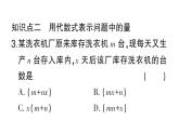 初中数学新华东师大版七年级上册2.1.2 代数式作业课件2024秋