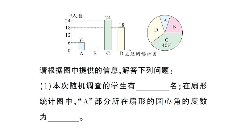 初中数学新北师大版七年级上册6.3专题四 统计图的综合运用作业课件2024秋季学期第3页