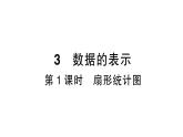 初中数学新北师大版七年级上册6.3第1课时 扇形统计图作业课件2024秋季学期