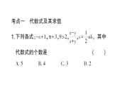 初中数学新北师大版七年级上册第三章 整式及其加减考点整合与提升作业课件2024秋