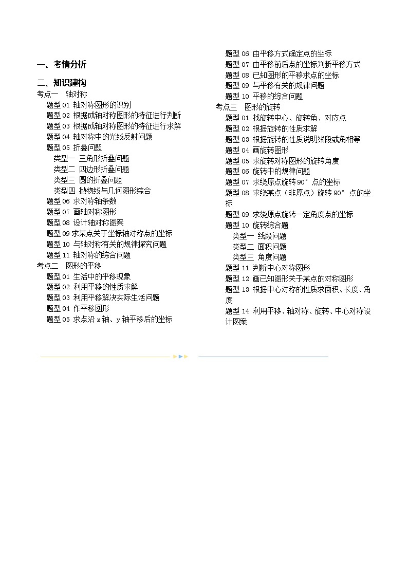 第31讲 图形的轴对称、平移、旋转（讲义）（原卷版）第2页