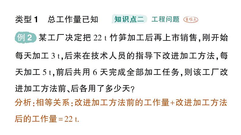 初中数学新人教版七年级上册第五章第三课第一课时《配套问题和工程问题》作业课件（2024秋）08