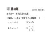 初中数学新北师大版七年级上册5.2第1课时 等式的基本性质作业课件2024秋
