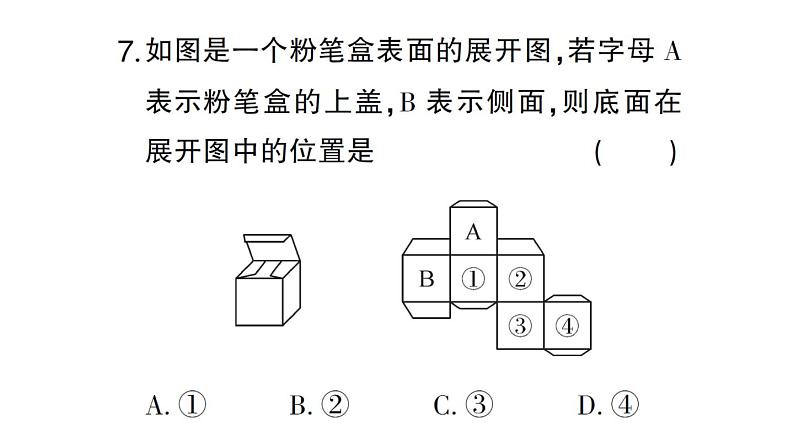 初中数学新北师大版七年级上册第一章 丰富的图形世界综合检测课件2024秋第8页